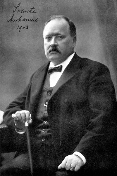 Svante Arrhenius 1859-1927, švédský fyzik a chemik, 1903 od Unbekannt
