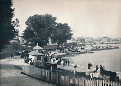 Swanage - Pohled na město a moře, 1895 od Unbekannt