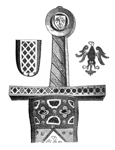 Meč Karla Velikého, c8. století, 1870 od Unbekannt