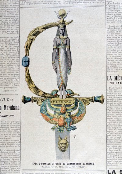 Čestný meč nabízený obchodnímu veliteli, 1899 od Unbekannt