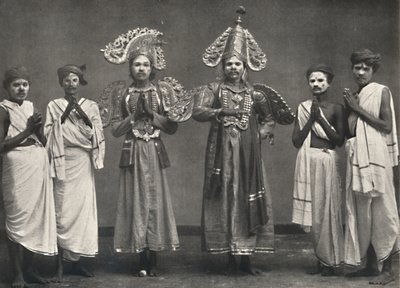 Scéna z Shakuntalavilasa, hry Shakuntala, 1926 od Unbekannt