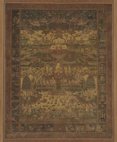 Taima Mandala, 14. století. od Unbekannt