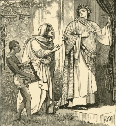 Tarquinius a Sibyla, 1890. od Unbekannt