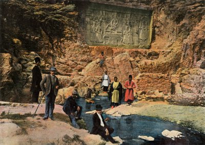 Tchechan Ali. Le Schah Fath Ali Et Ses Enfants, potomci Fath Ali Shah, 1900. od Unbekannt