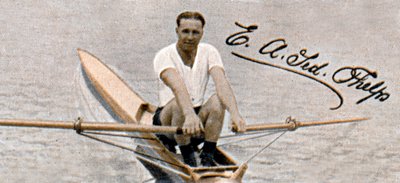 Ted Phelps, mistr světa v profesionálním scullingu, 1935 od Unbekannt