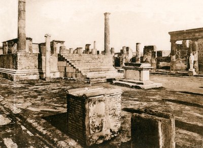 Jupiterův chrám, Pompeje, Itálie, 1900 od Unbekannt