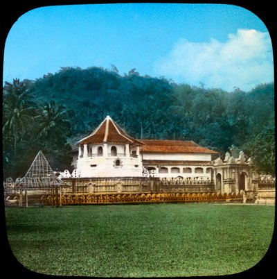 Chrám svatého zubu, Kandy, Cejlon, konec 19. nebo začátek 20. století od Unbekannt