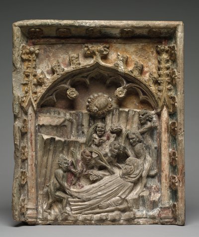 Pokušení svatého Antonína Egyptského, c. 1400 od Unbekannt