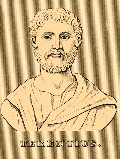 Terentius, c195-c 159 př.nl, 1830 od Unbekannt