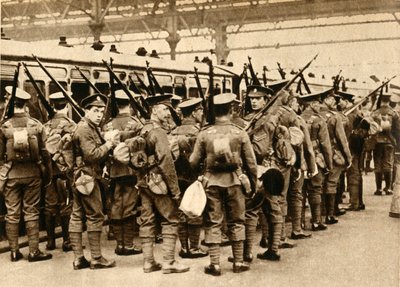 Území z letního tábora - Vytahování teriérů ve Waterloo, 1914-1918, 1933. od Unbekannt