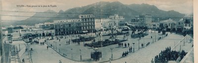 Tetuan - Celkový pohled na Plaza de Espana, c1910. od Unbekannt