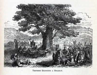 Germáni si užívají prázdniny, 1882 od Unbekannt