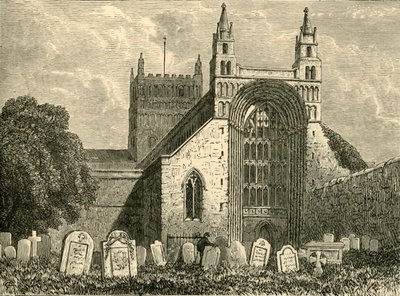 Tewkesbury Abbey, 1898. od Unbekannt