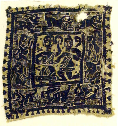 Textilní fragment, koptština, počátek 6. století. od Unbekannt