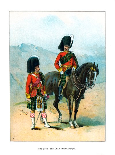 72. Seaforth Highlanders, c1890 od Unbekannt