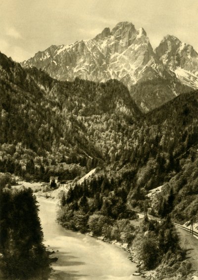 Admonter Reichenstein, Národní park Gesäuse, Štýrsko, Rakousko, c1935. od Unbekannt