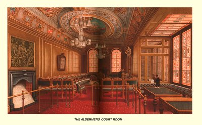 Soudní síň Aldermens, 1886 od Unbekannt