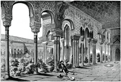 Palác Alhambra, Granada, Španělsko, 1870 od Unbekannt