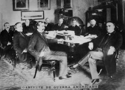 Americký válečný kabinet, 1898 od Unbekannt