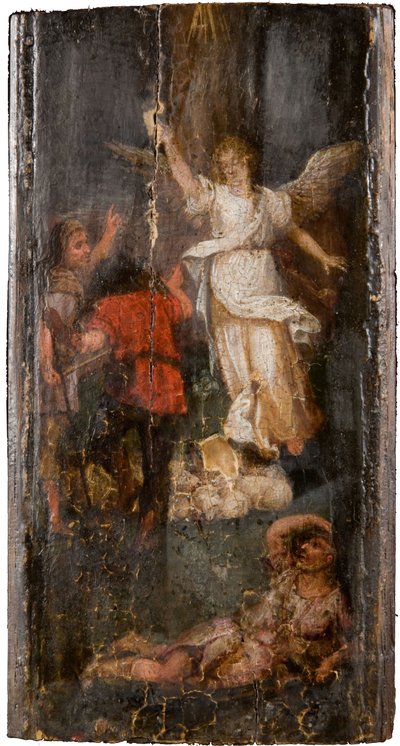 Anděl zjevující se pastýřům, 1500-1600. od Unbekannt