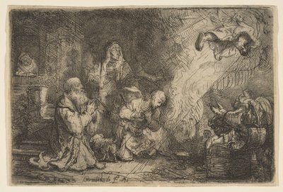 Anděl odcházející z Tobiášovy rodiny, 1641. od Unbekannt