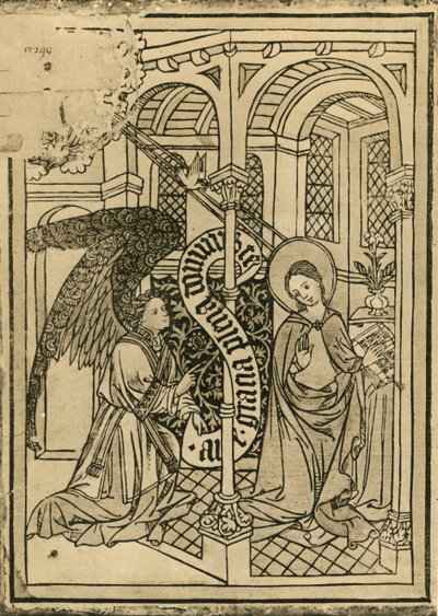 Zvěstování, 1915. od Unbekannt