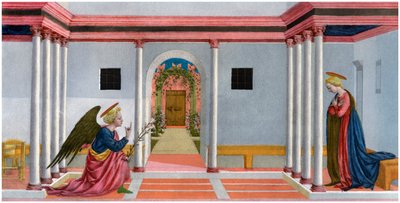 Zvěstování, c1445, 1958 od Unbekannt