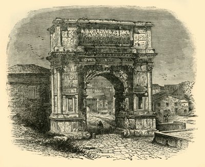 Titův oblouk, Řím, 1890. od Unbekannt