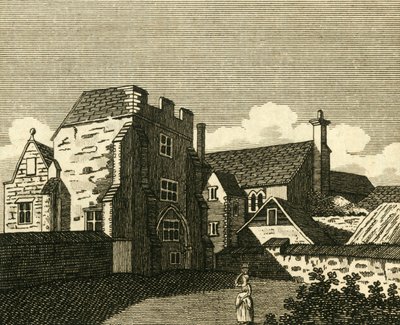 Velký sál arcibiskupského paláce v Canterbury, c1786. od Unbekannt