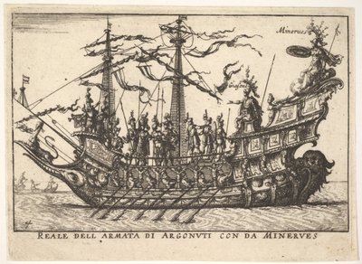 Argonauti vedení Minervou Reale dell army di Argonuti s da Minerves, ze ser ..., 1664. od Unbekannt