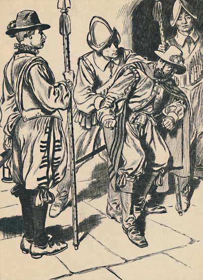 Zatčení Guye Fawkese, c1907. od Unbekannt