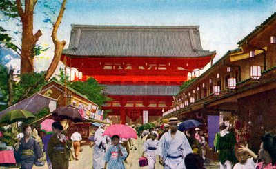 Chrám Asakusa Kannon, Tokio, Japonsko, 20. století od Unbekannt