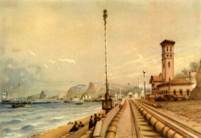 Atmosférická železnice v Dawlish, 1847, 1945. od Unbekannt