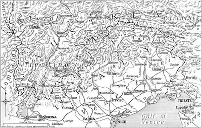 Rakouská hranice Itálie, 1915 od Unbekannt