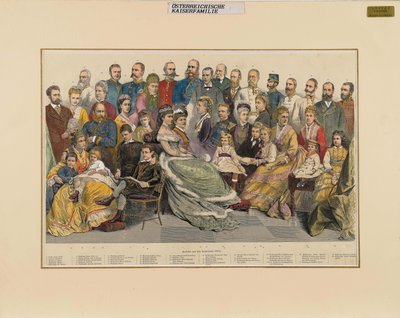 Rakouská císařská rodina, 1879. od Unbekannt