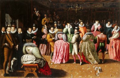Ples na dvoře francouzského Jindřicha III., 1575-1600. od Unbekannt