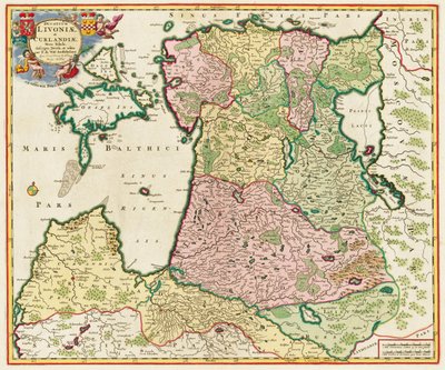 Baltské moře Z: Nova Tabula, 1705 od Unbekannt