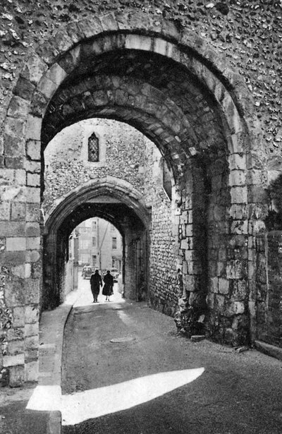 The Barbican Arches, Lewes, East Sussex, c1900-c1920s od Unbekannt