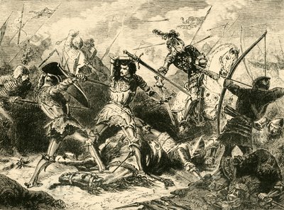 Bitva u Agincourtu, 1415, 1890. od Unbekannt