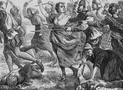 Bitva u Ancrum Moor, 27. února 1545, c1880 od Unbekannt