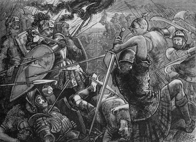 Bitva u Floddenu, 9. září 1513, c1880. od Unbekannt