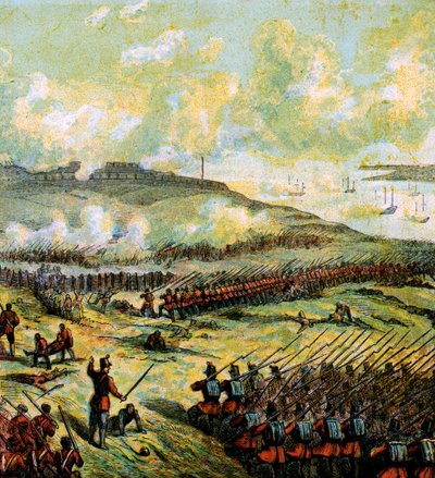 Bitva u Inkermanu, 1854, 50. léta 19. století od Unbekannt