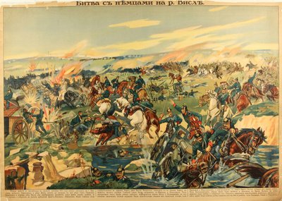 Bitva na řece Visle, 1915 od Unbekannt