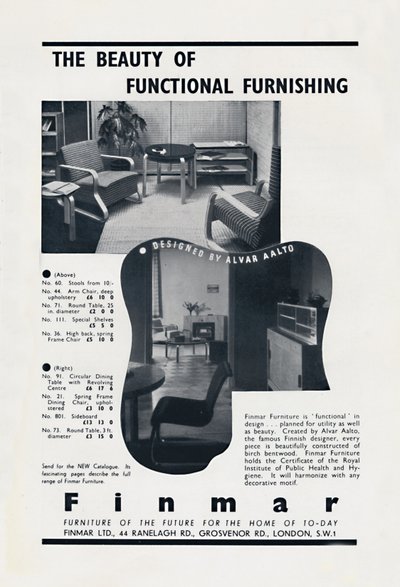 Krása funkčního nábytku - Finmar, 1939 od Unbekannt