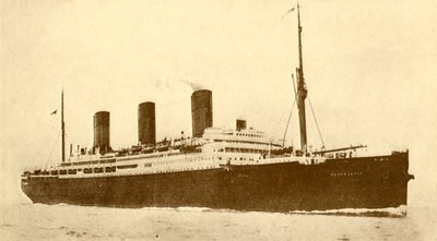 Linka Berengaria Cunard, 52 700 tun, c1930. od Unbekannt