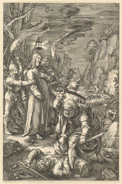 Zrada Krista, z Umučení Krista, ca. 1598-1617. od Unbekannt