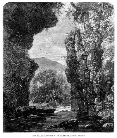 Jeskyně Black Colonels, Gleneye, Skotsko, 1864 od Unbekannt