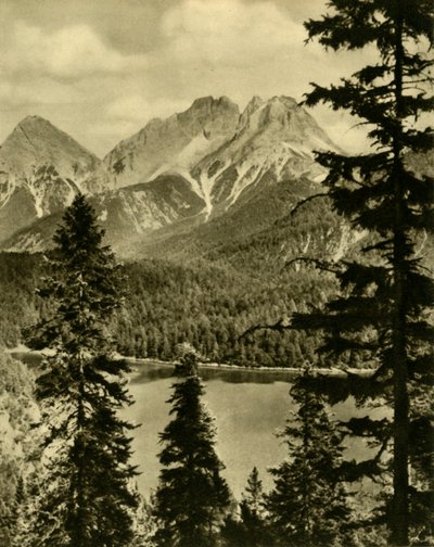 The Blindsee and the Fern Pass, Tyrol, Austria, c1935. od Unbekannt