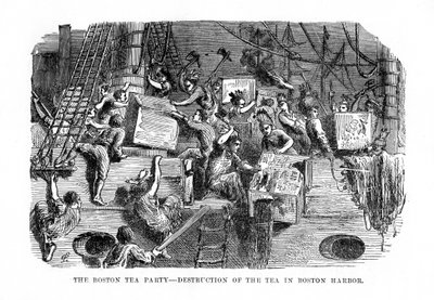 The Boston Tea Party, 16. prosince 1773, 1872 od Unbekannt
