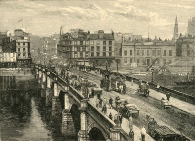 Broomielaw Bridge, Glasgow, 1898. od Unbekannt